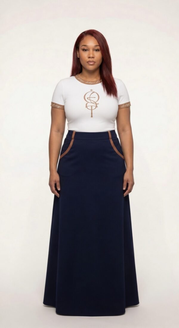 Kimberly A-Line Denim Skirt